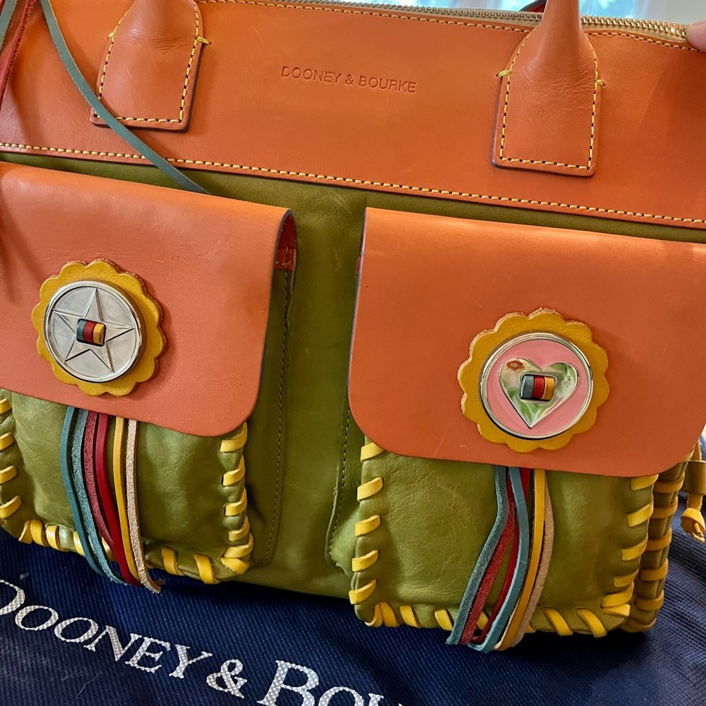 NWOT Dooney Bag- Vibrant Leather Y2K